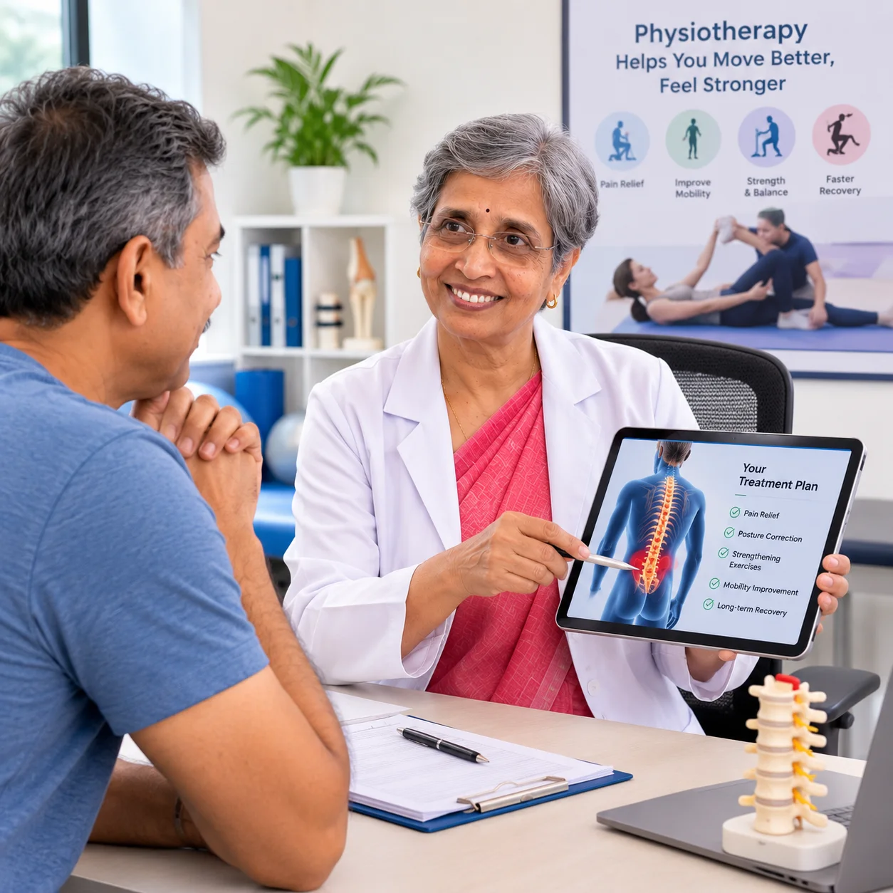 Physiotherapy consultation